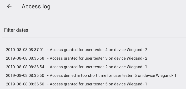 Dziennik zarządzania użytkownikami