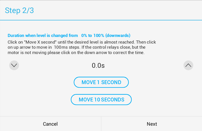 Úroveň krok 2 ze 3