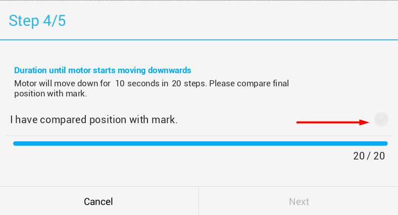 Krok 4 z 5 - dokončení