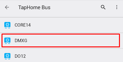 DMX eszköz konfigurációja