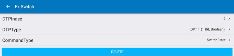 Konfigurace parametrů zpřístupněného zařízení