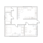 Schemat mieszkaniowy - jasny